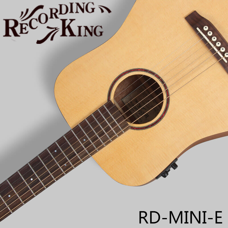 录音之王 Recording king RD-MINI/E 单板民谣吉他 电箱吉他